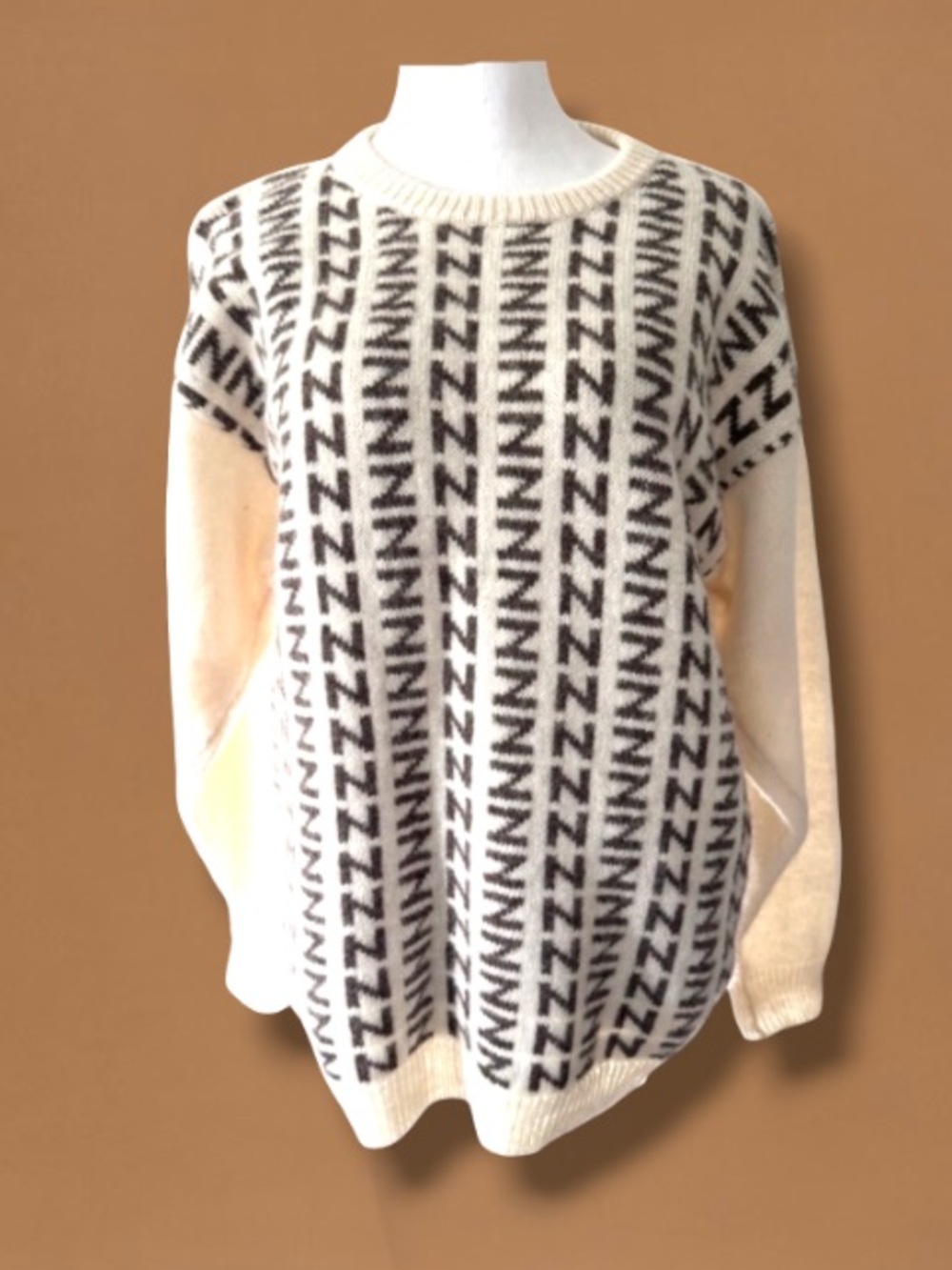 VTG THE NEW ZEALAND Shetland WOOLLEN SWEATER Size 46